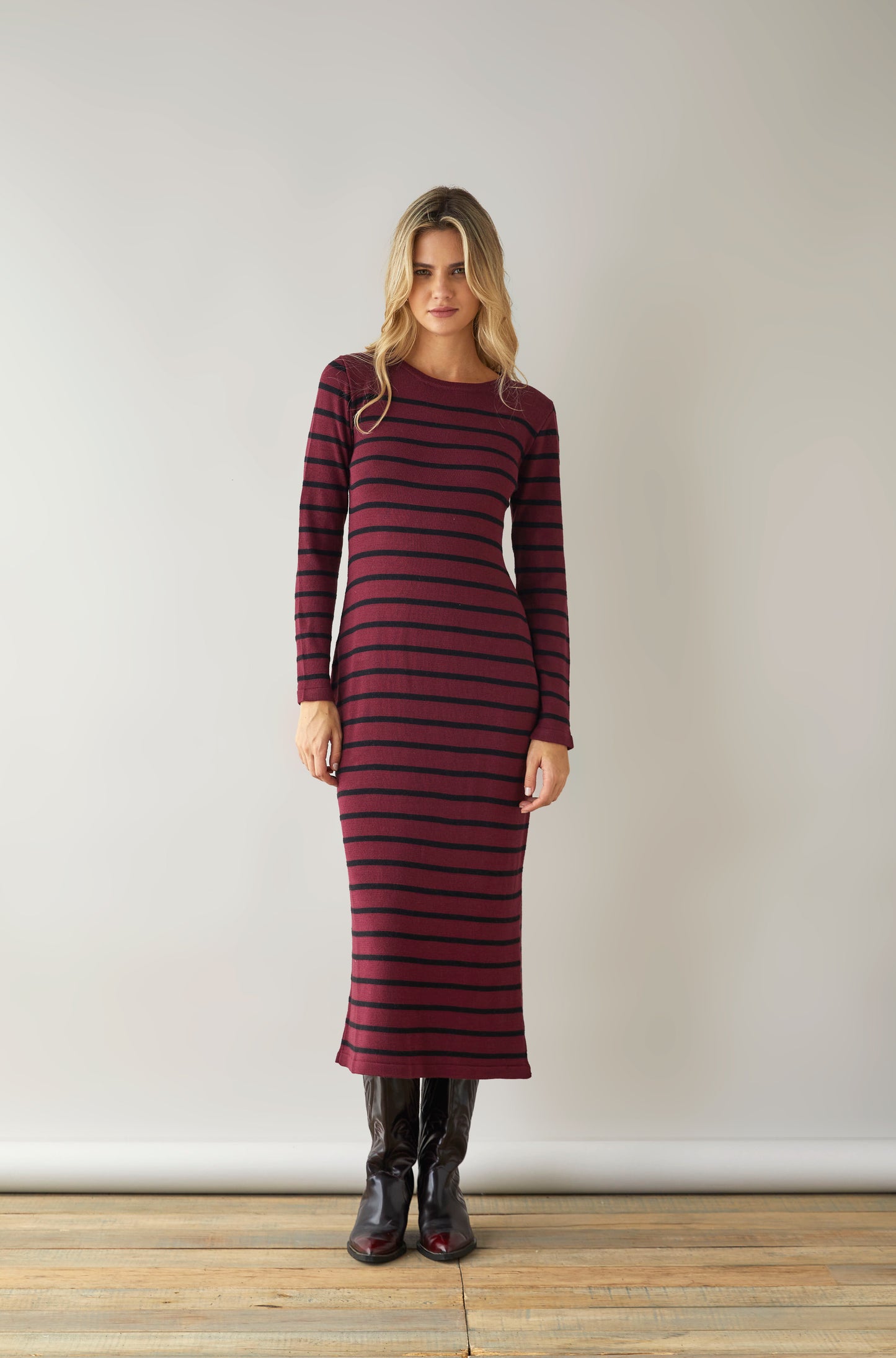 Vestido Montblanc Guinda