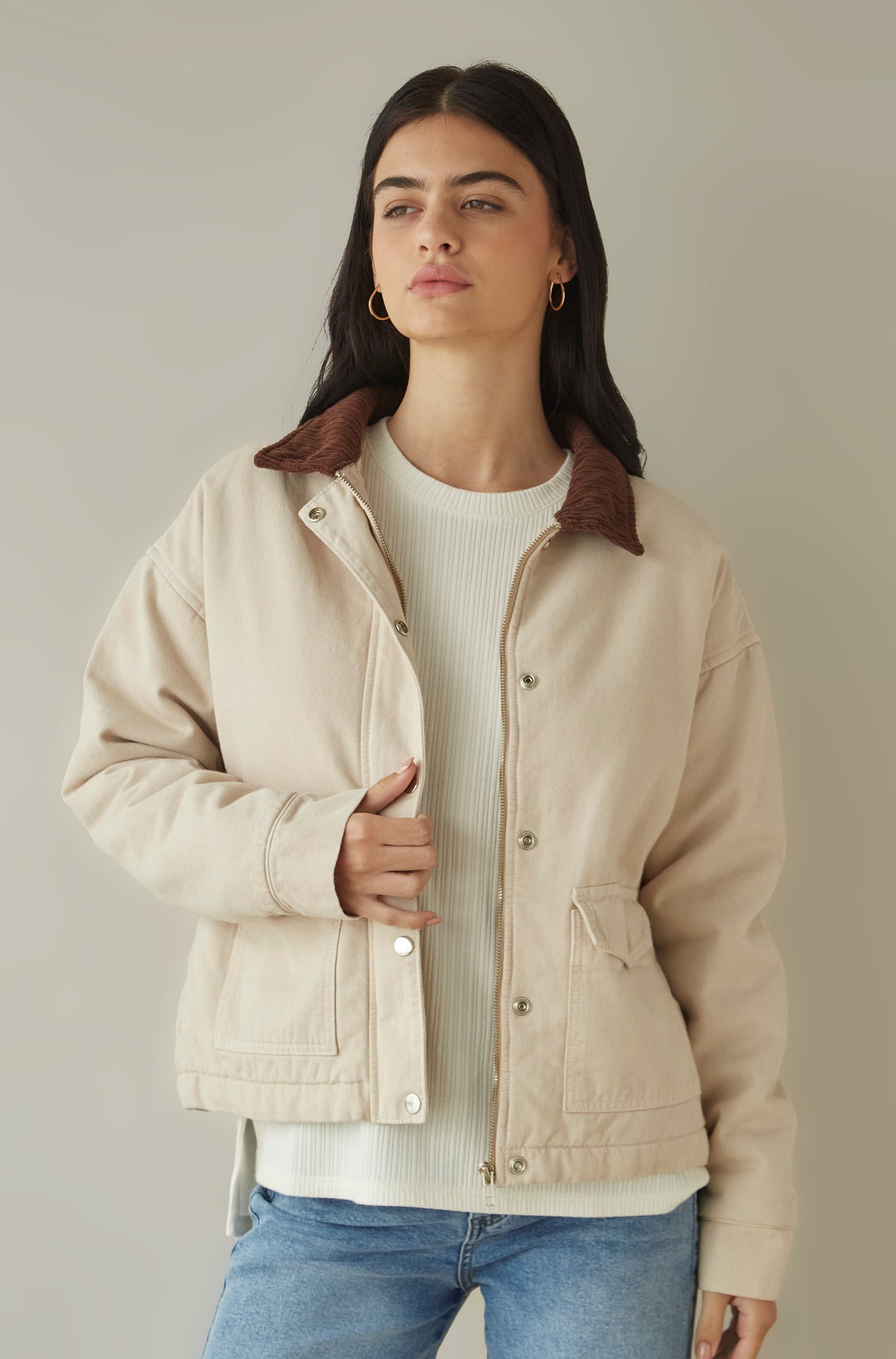 Casaca Jaden Beige