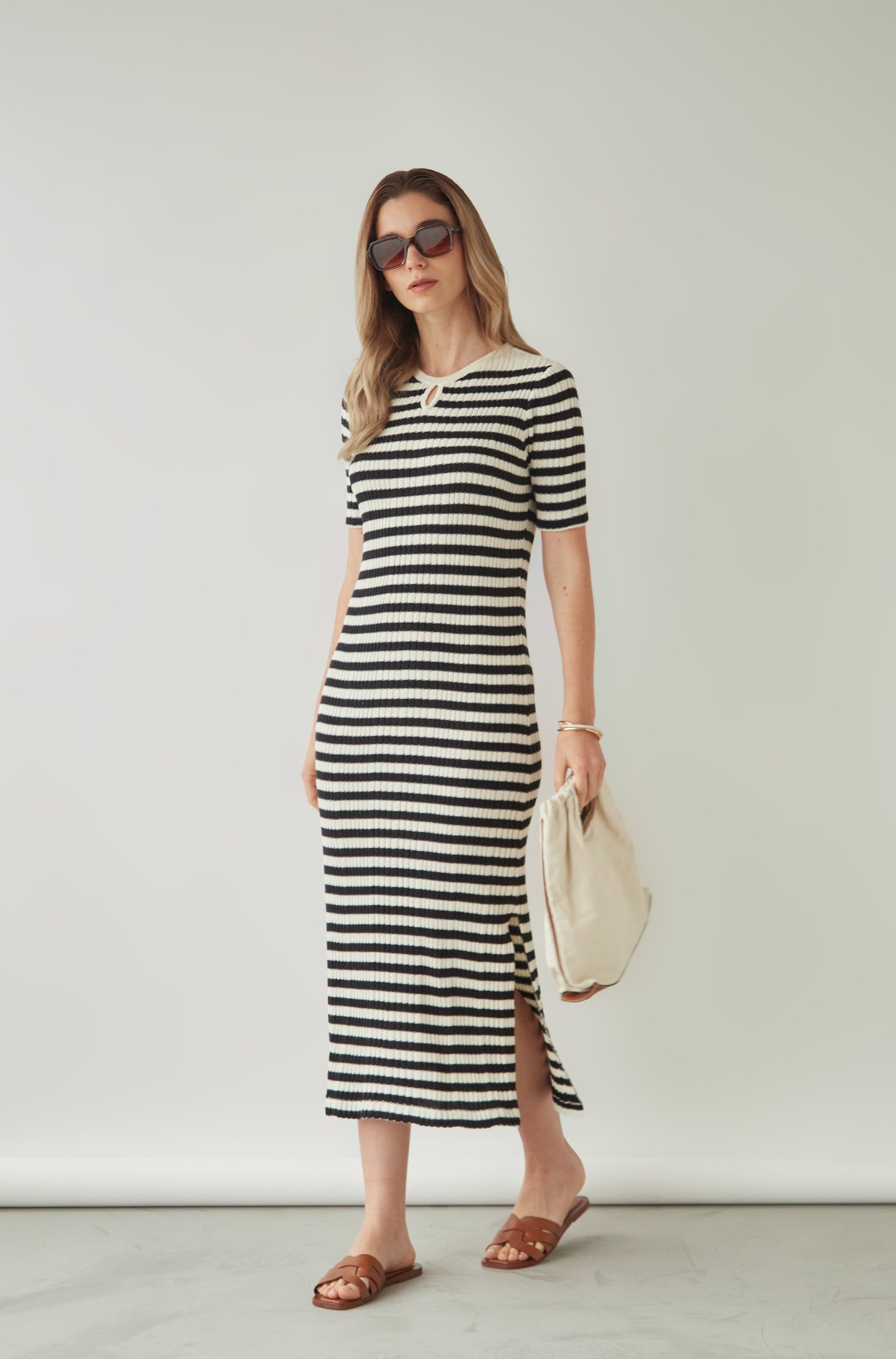 Vestido Caña Negro