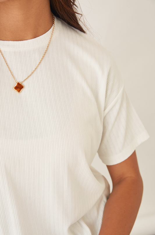 Polo Elisa Off White