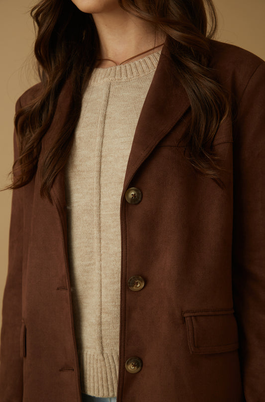 Blazer Denis Marron