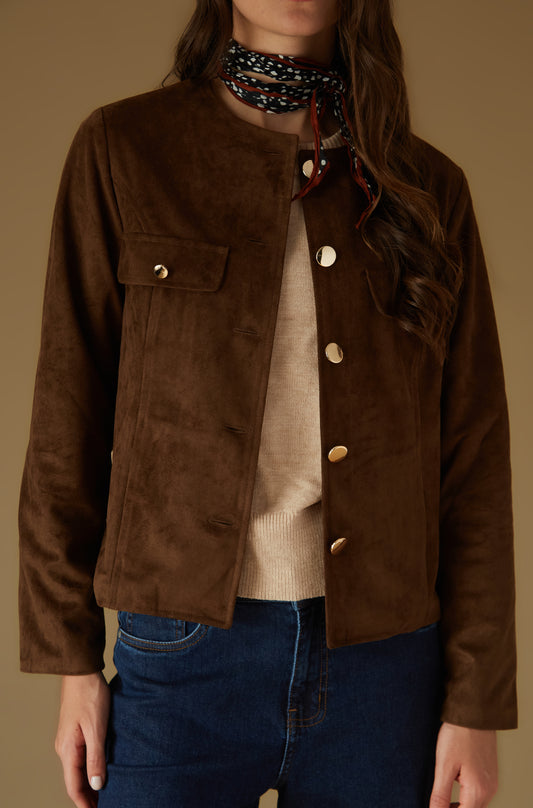 Casaca Layla Marron