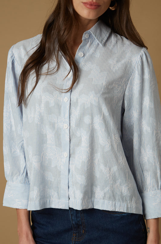 Blusa Ove Celeste
