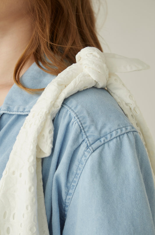 Cartera Flower Off White