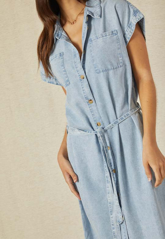 Vestido Malú Celeste