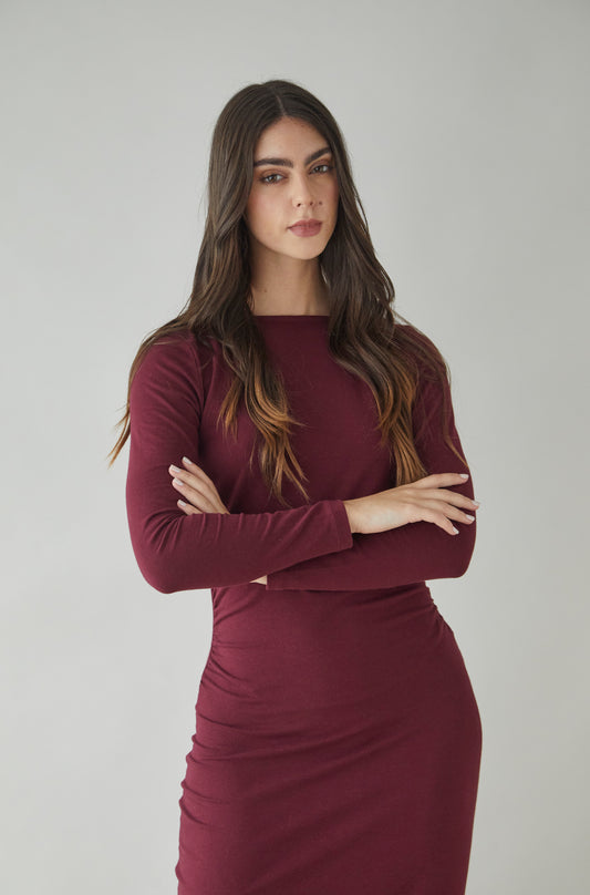 Vestido Keeper Guinda