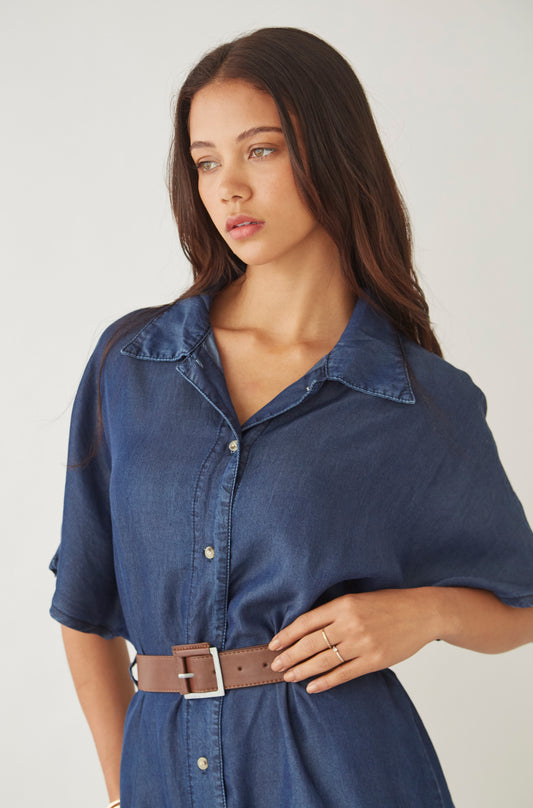 Vestido Bengala Azul