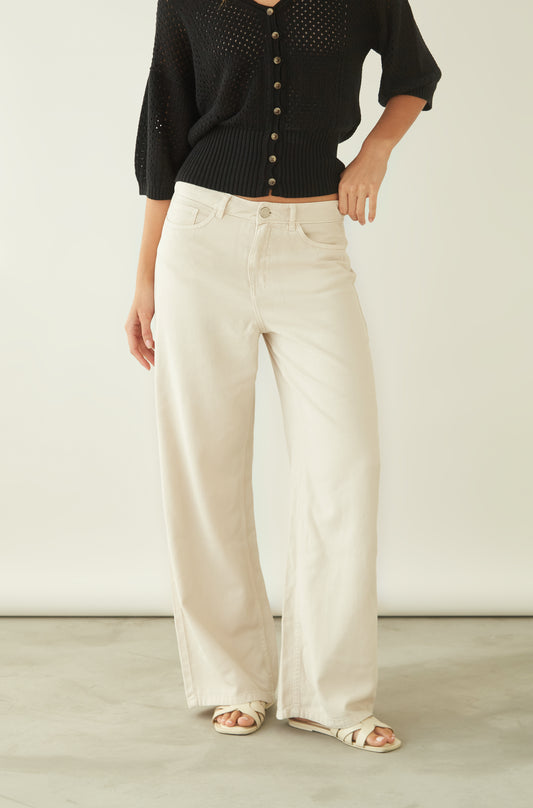 Pantalon Martina Drill Beige