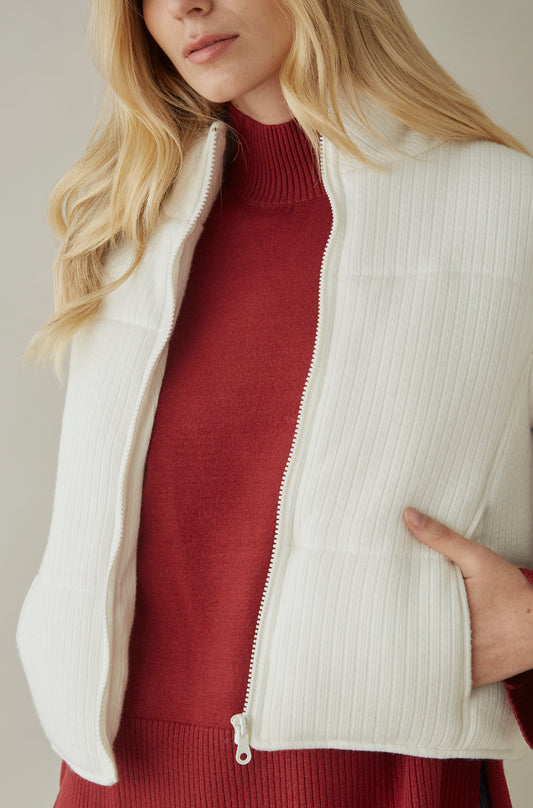 Chaleco Nesth Off White