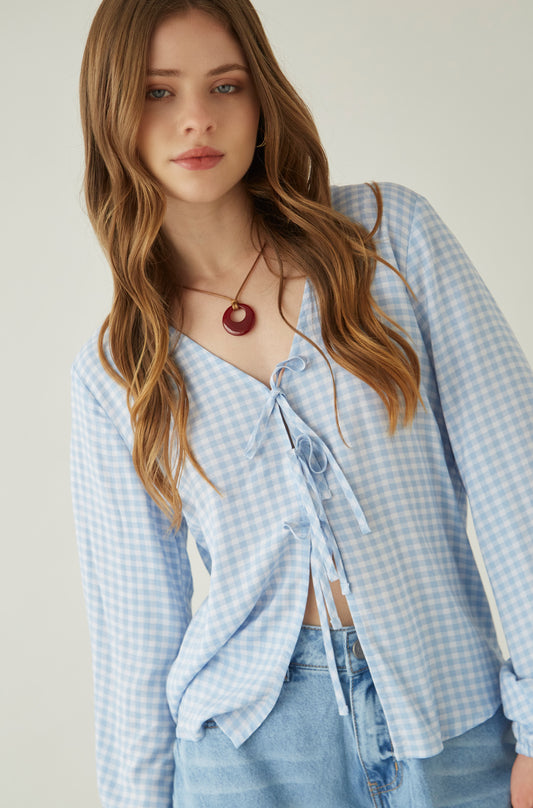 Blusa Libano Celeste