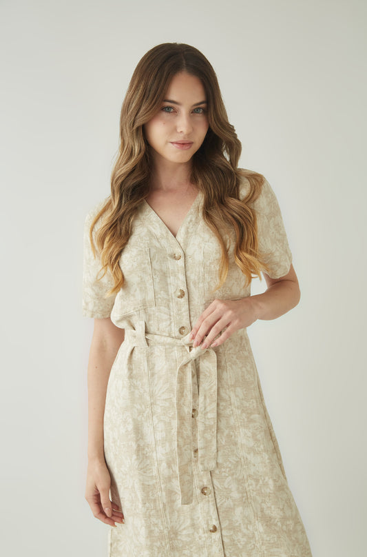 Vestido Darcy Beige