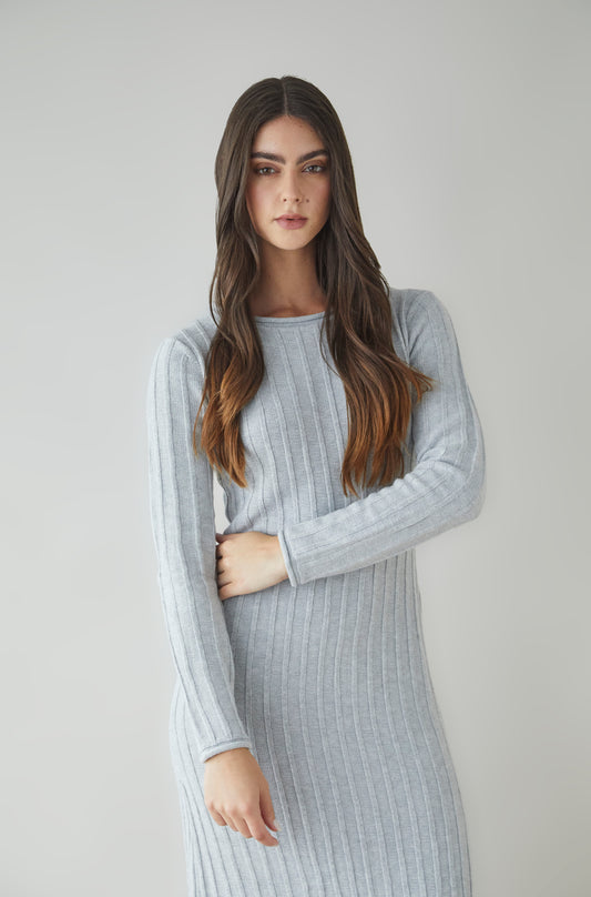 Vestido Piramar Gris