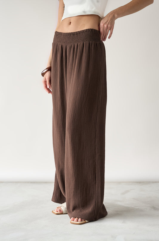 Pantalon Holly Marron