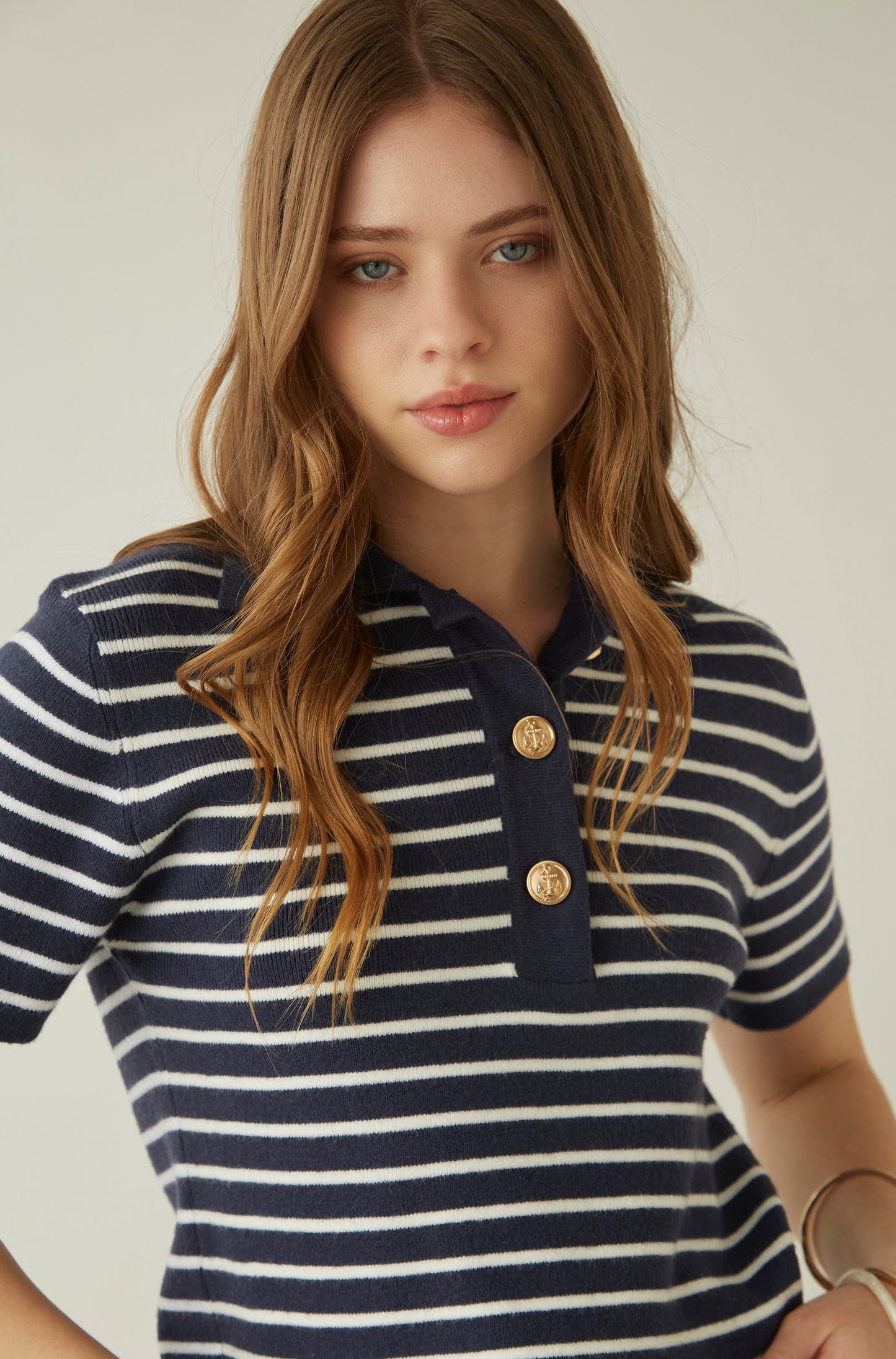 Polo Naval Azul