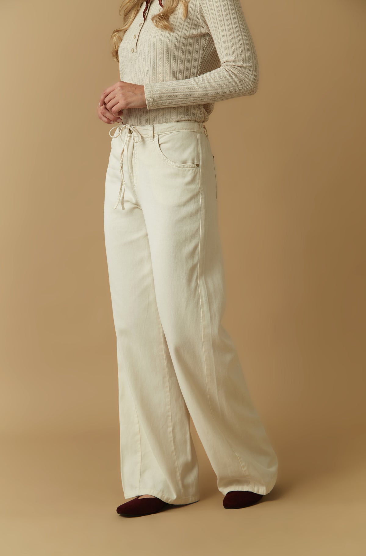 Pantalon Mancora Crema