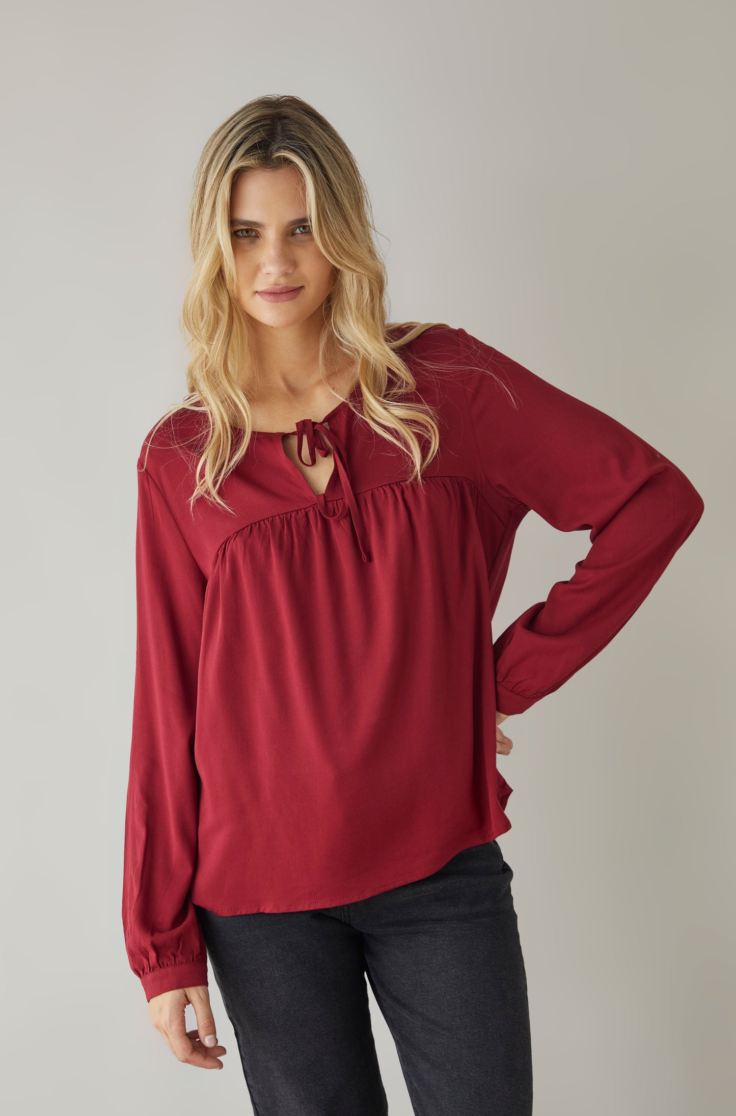 Blusa Paloma Guinda