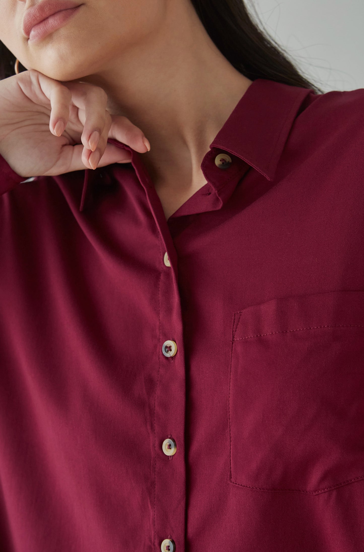 Blusa Ember Guinda
