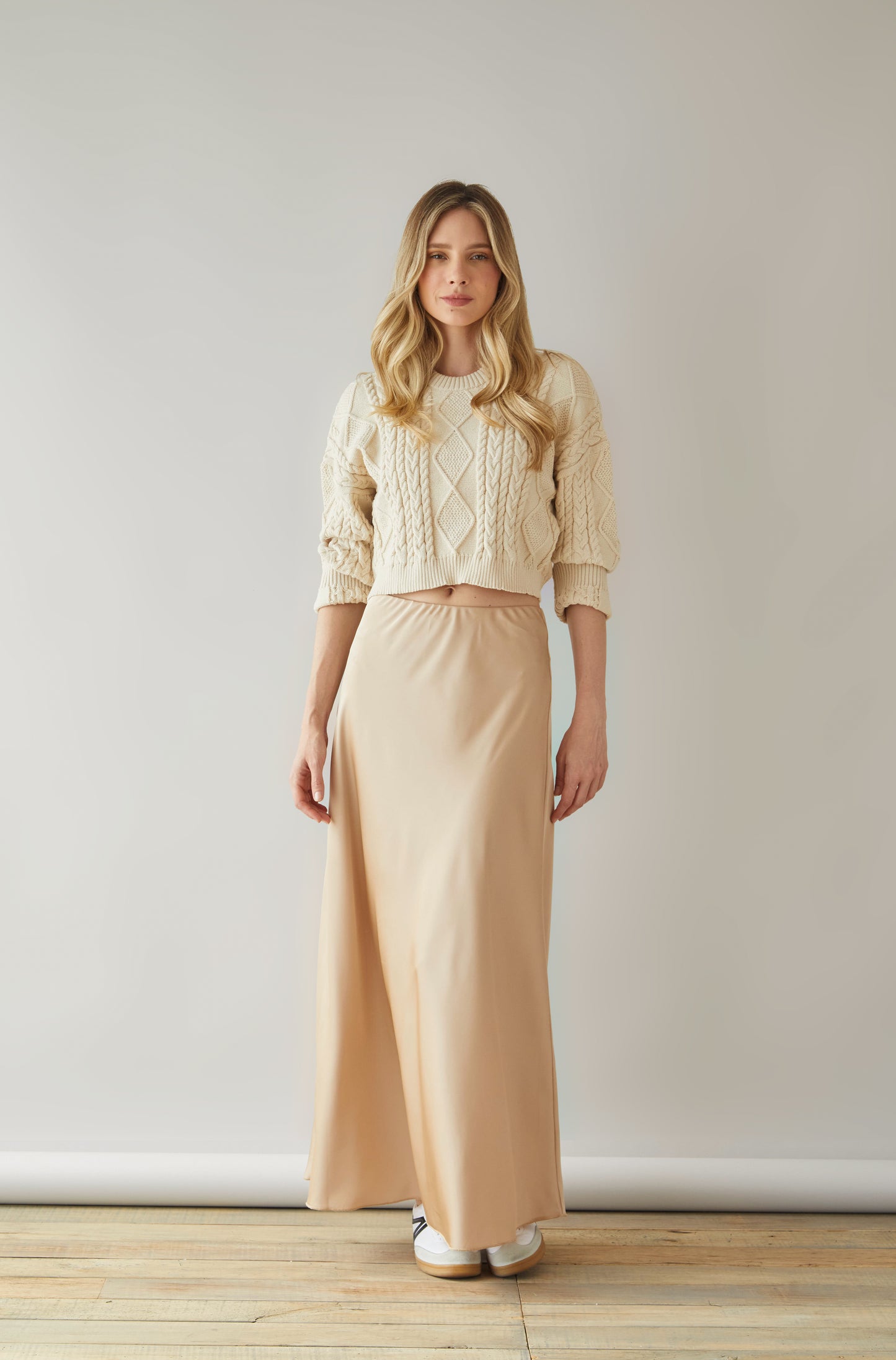 Falda Cluny Beige