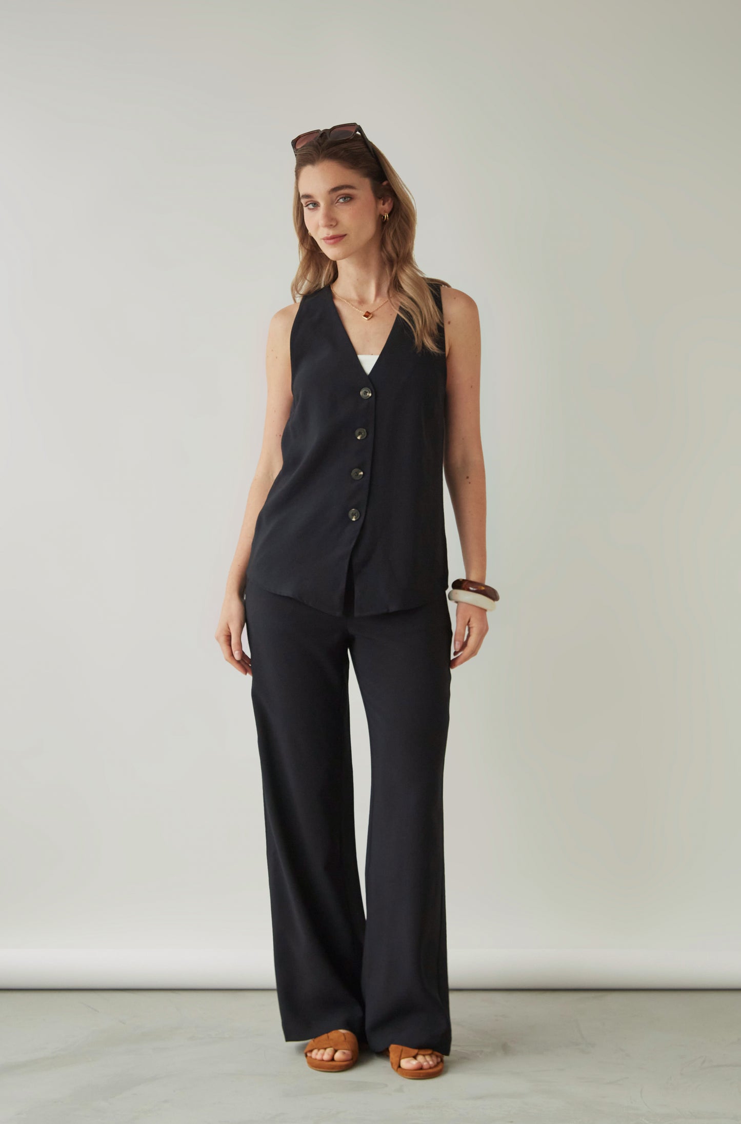 Chaleco Jessica Negro