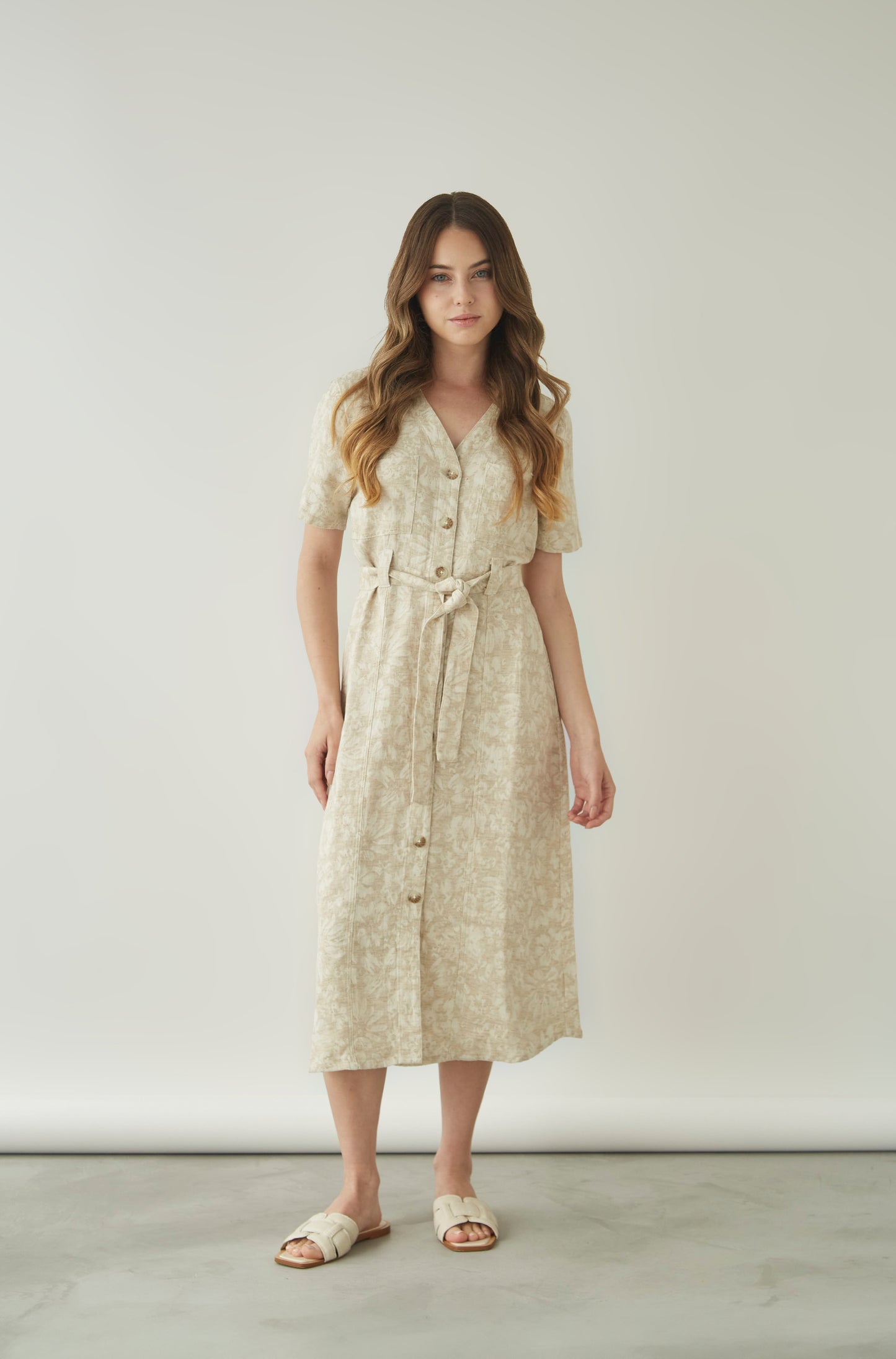 Vestido Darcy Beige