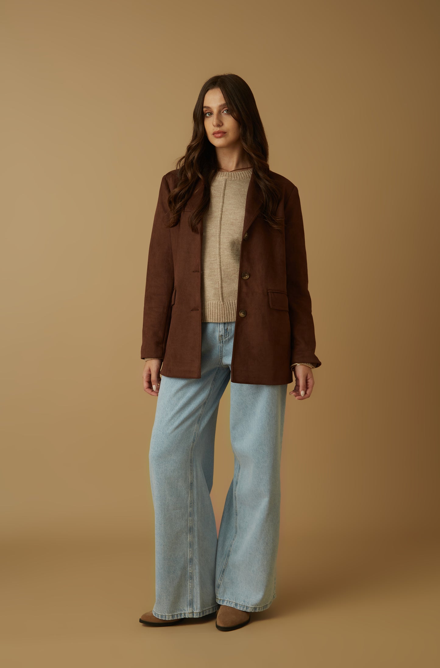 Blazer Denis Marron