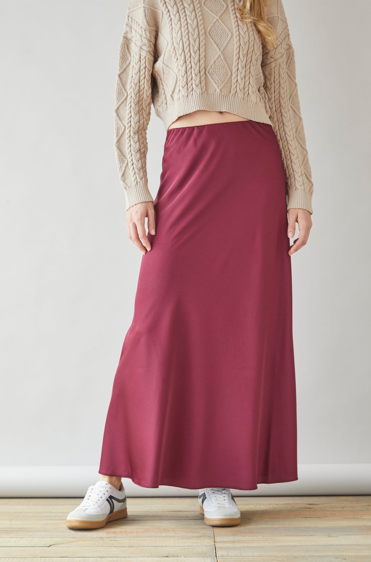 Falda Cluny Vino
