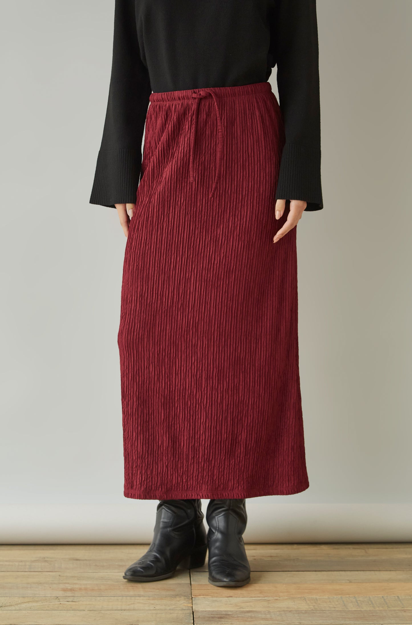 Falda Slip Guinda