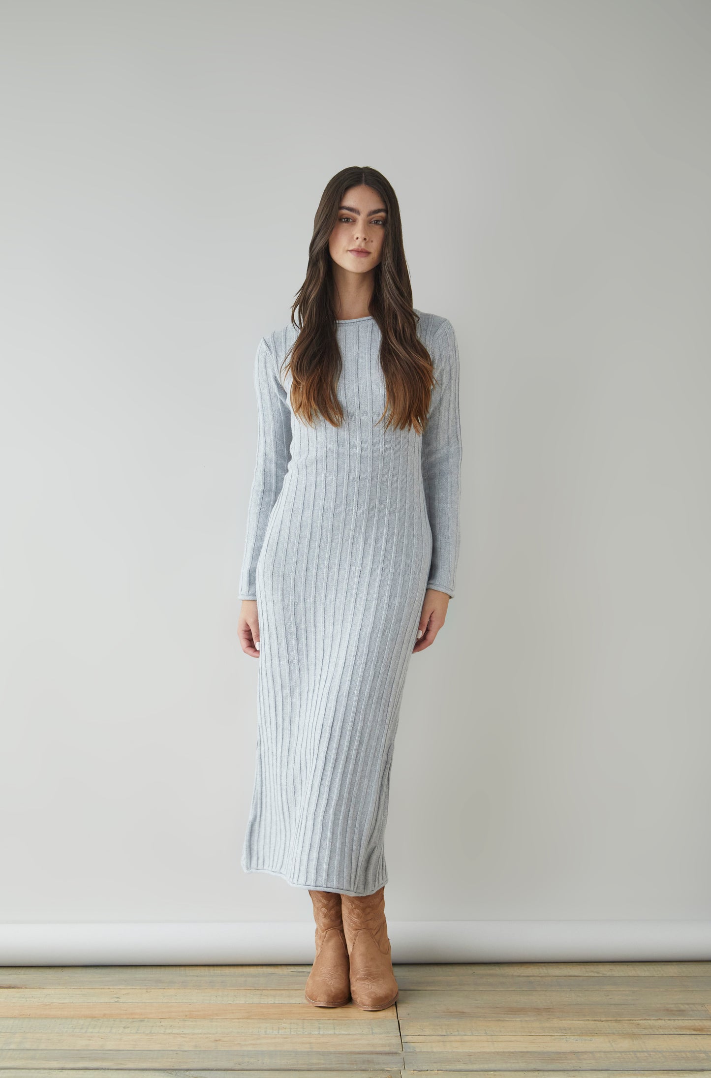 Vestido Piramar Gris