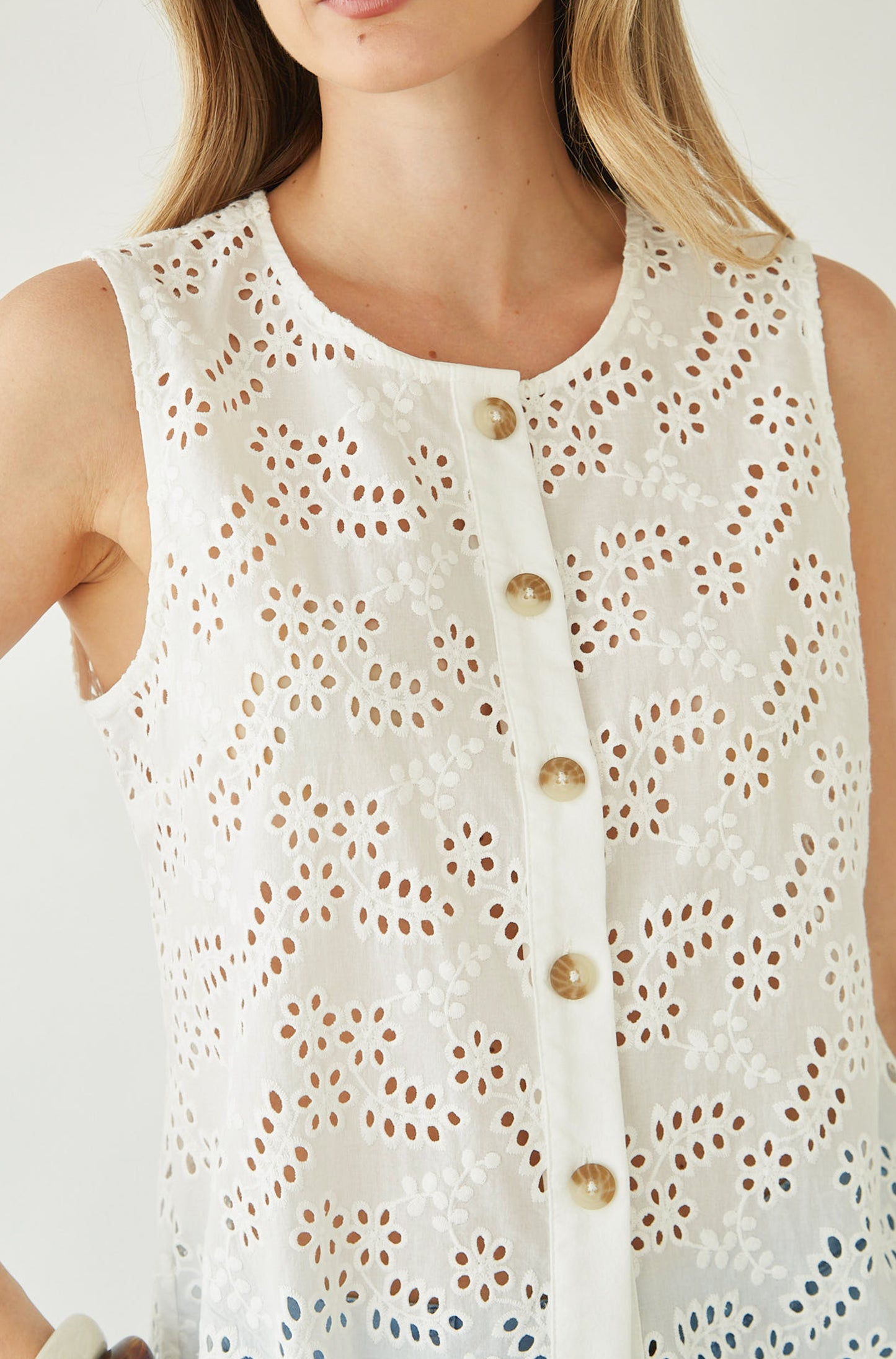 Blusa Laura Off White