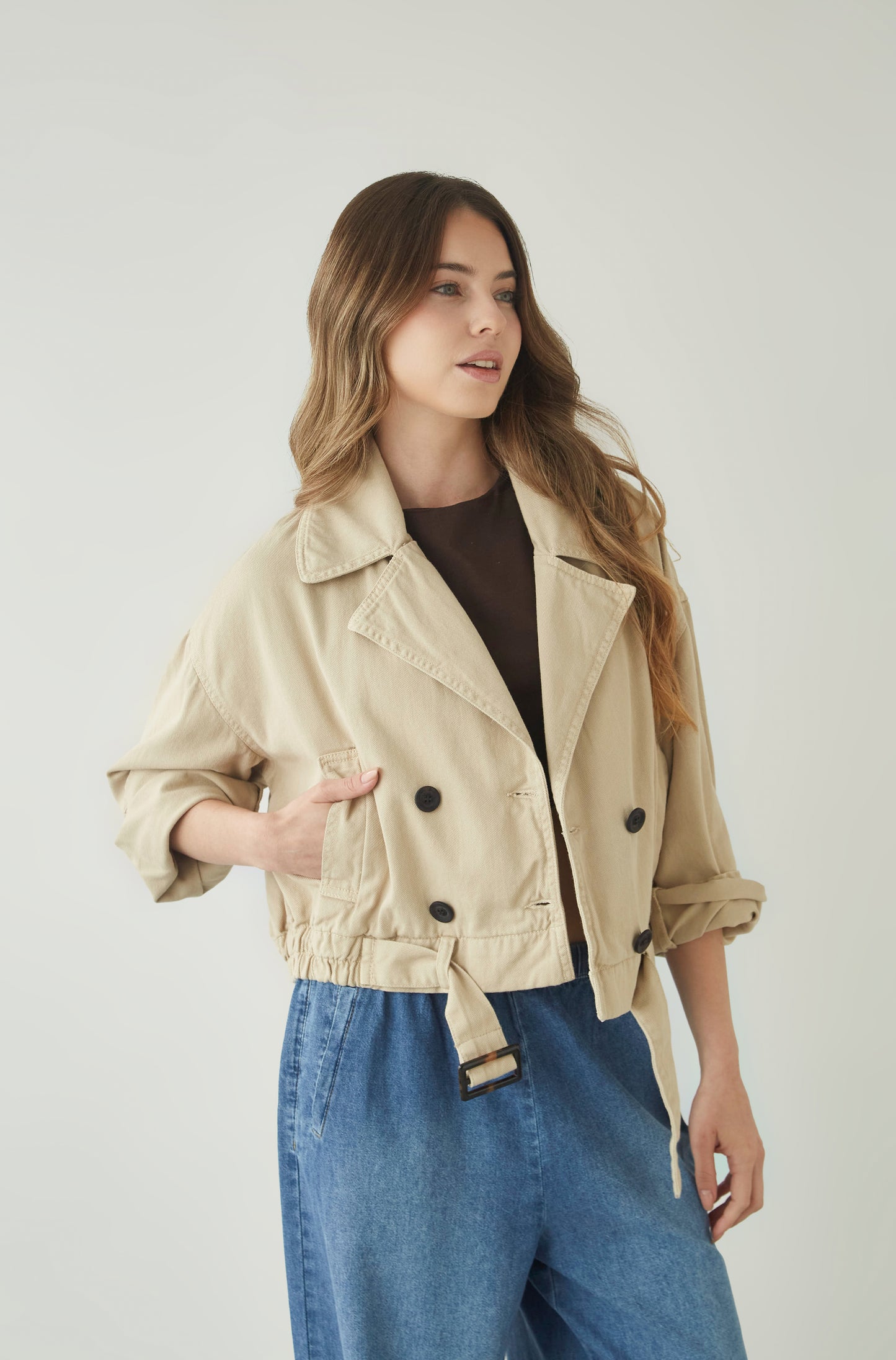 Casaca Navegante Beige