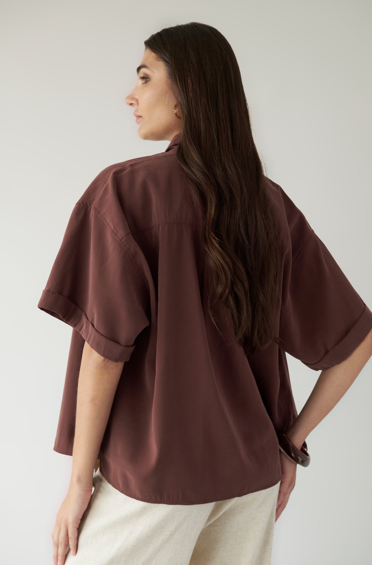 Blusa Aubrey Marron