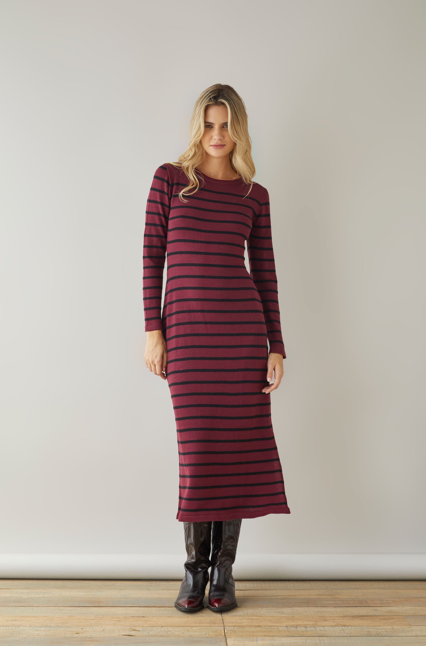 Vestido Montblanc Guinda