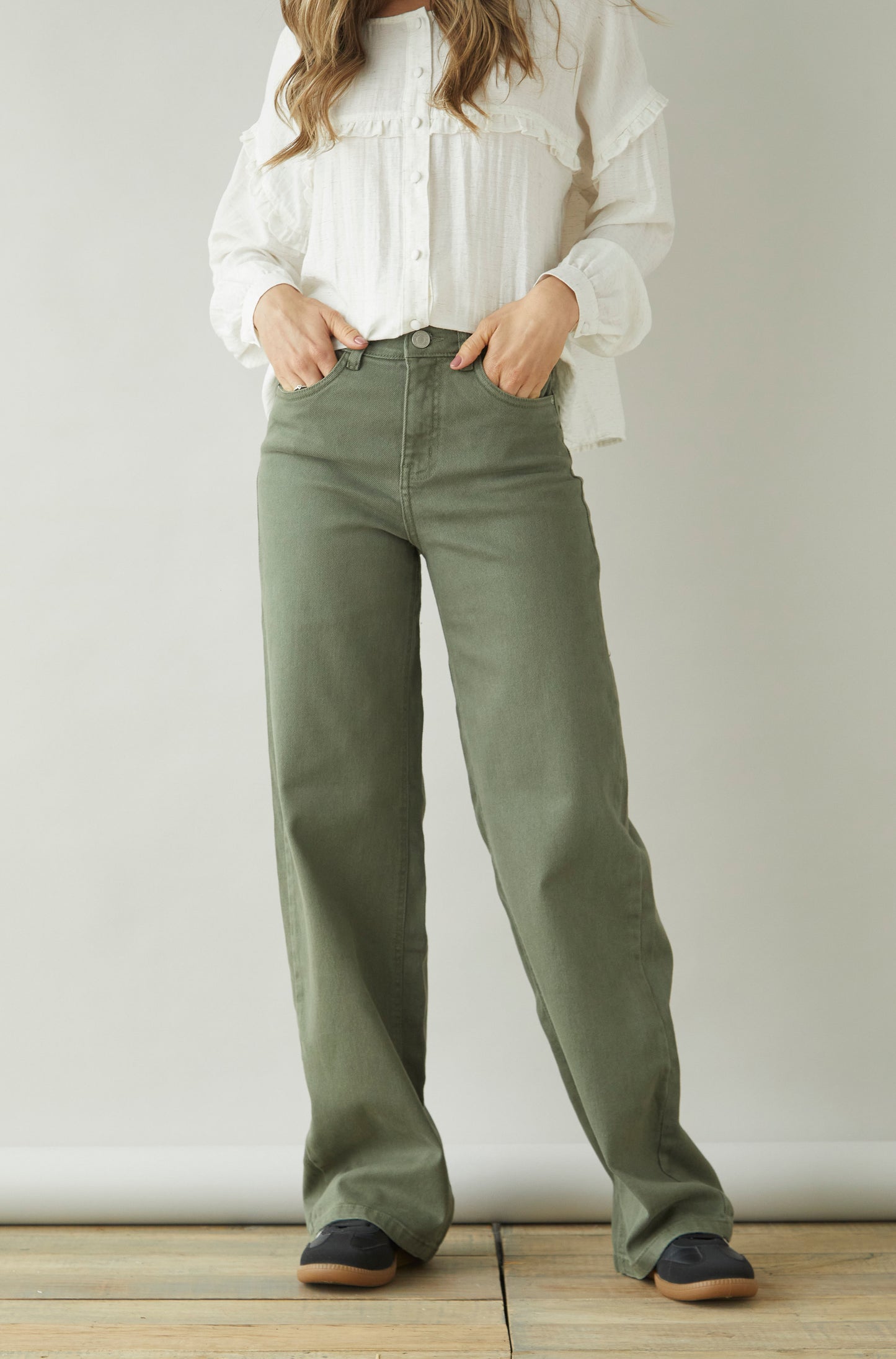 Pantalon Eucalipto Verde