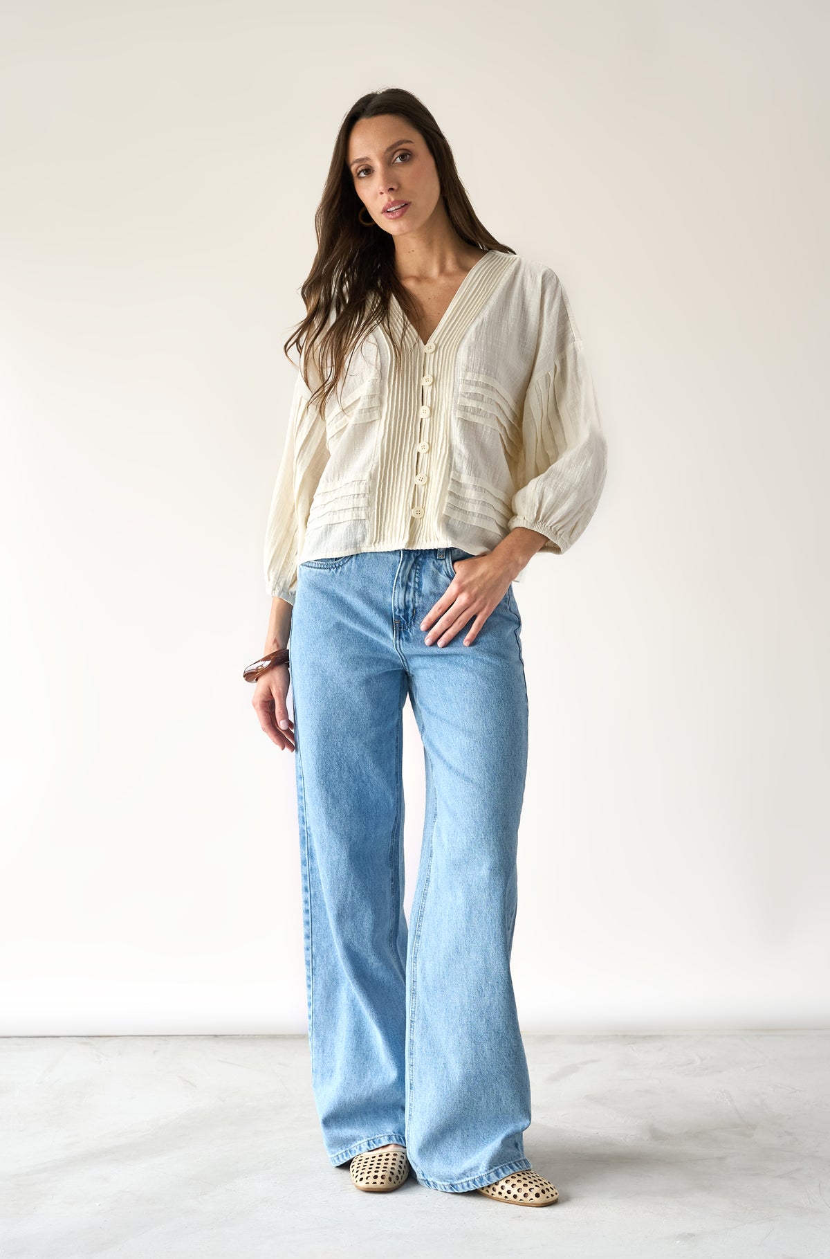 Blusa Mykonos Off White