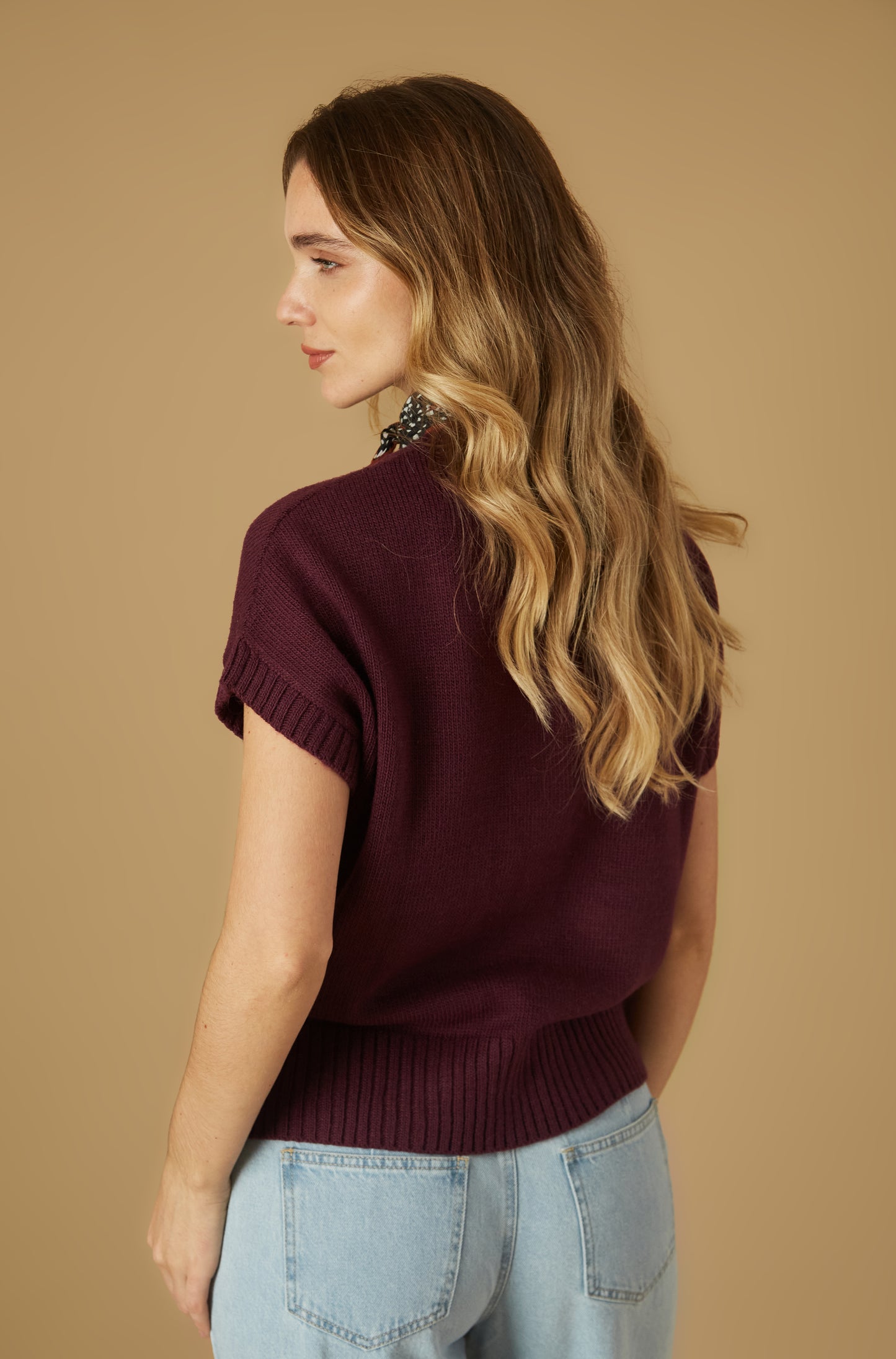 Chaleco Poppy Morado