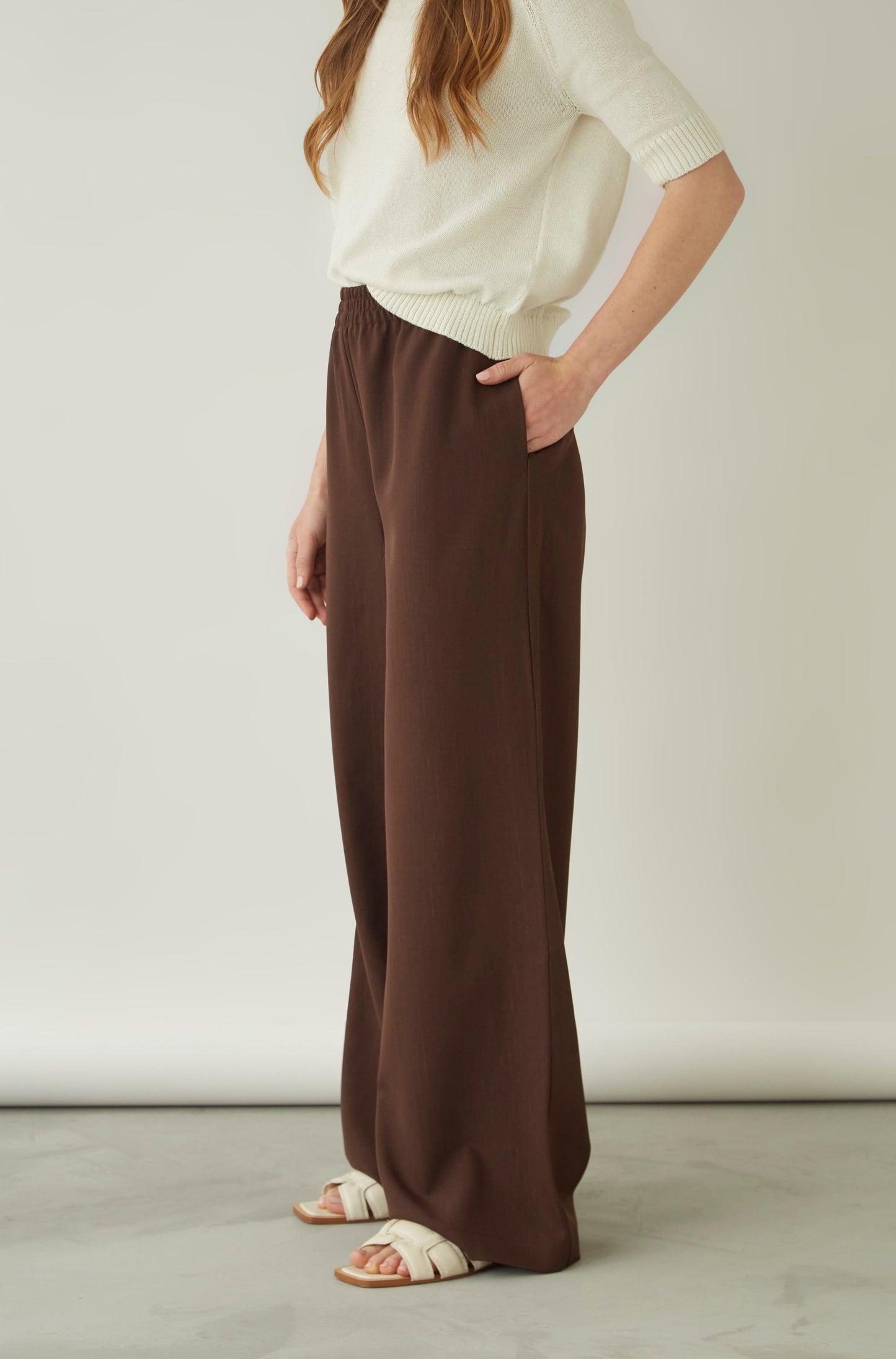 Pantalon Isabella Marron