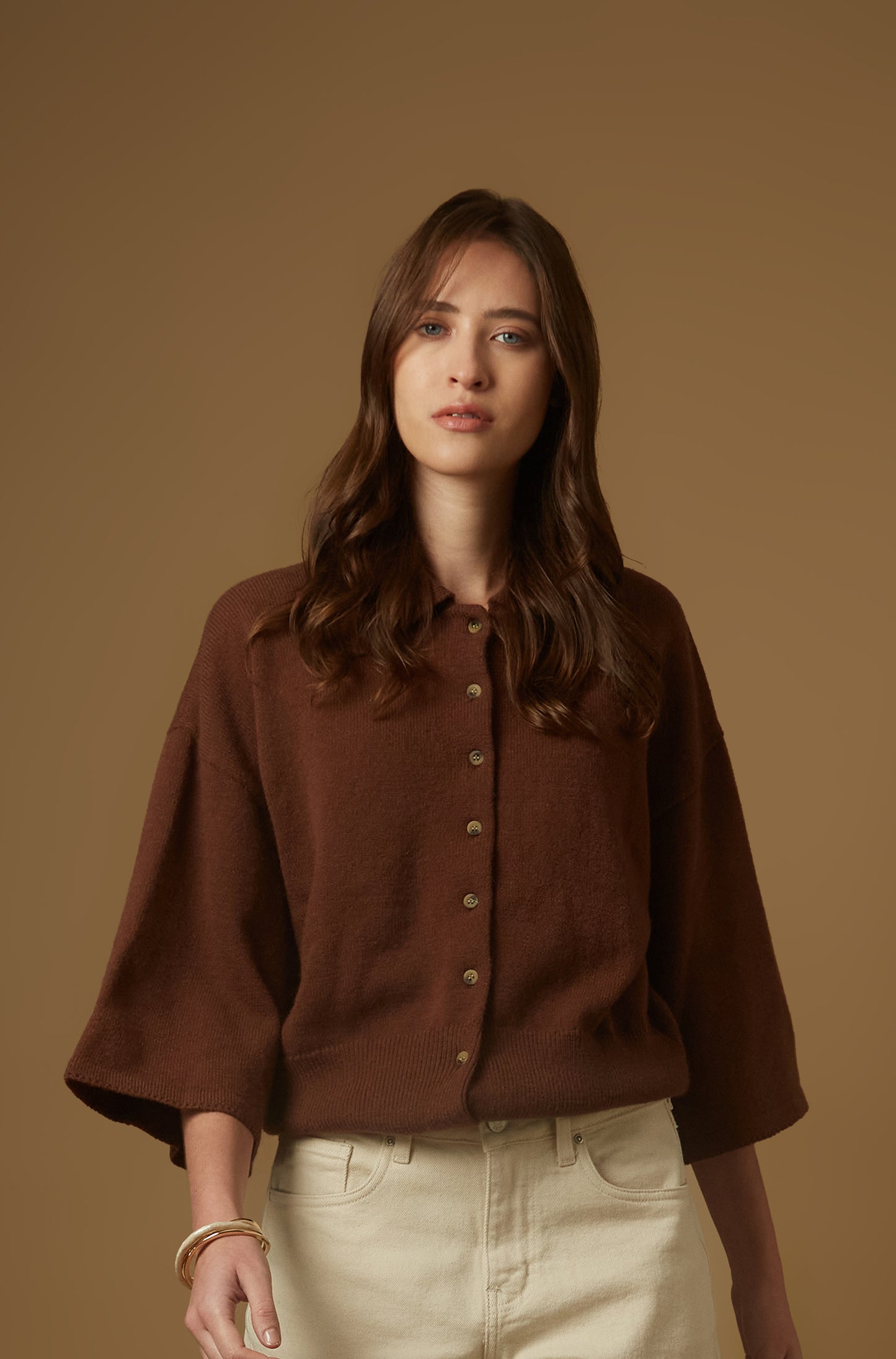 Chompa Francisca Marron