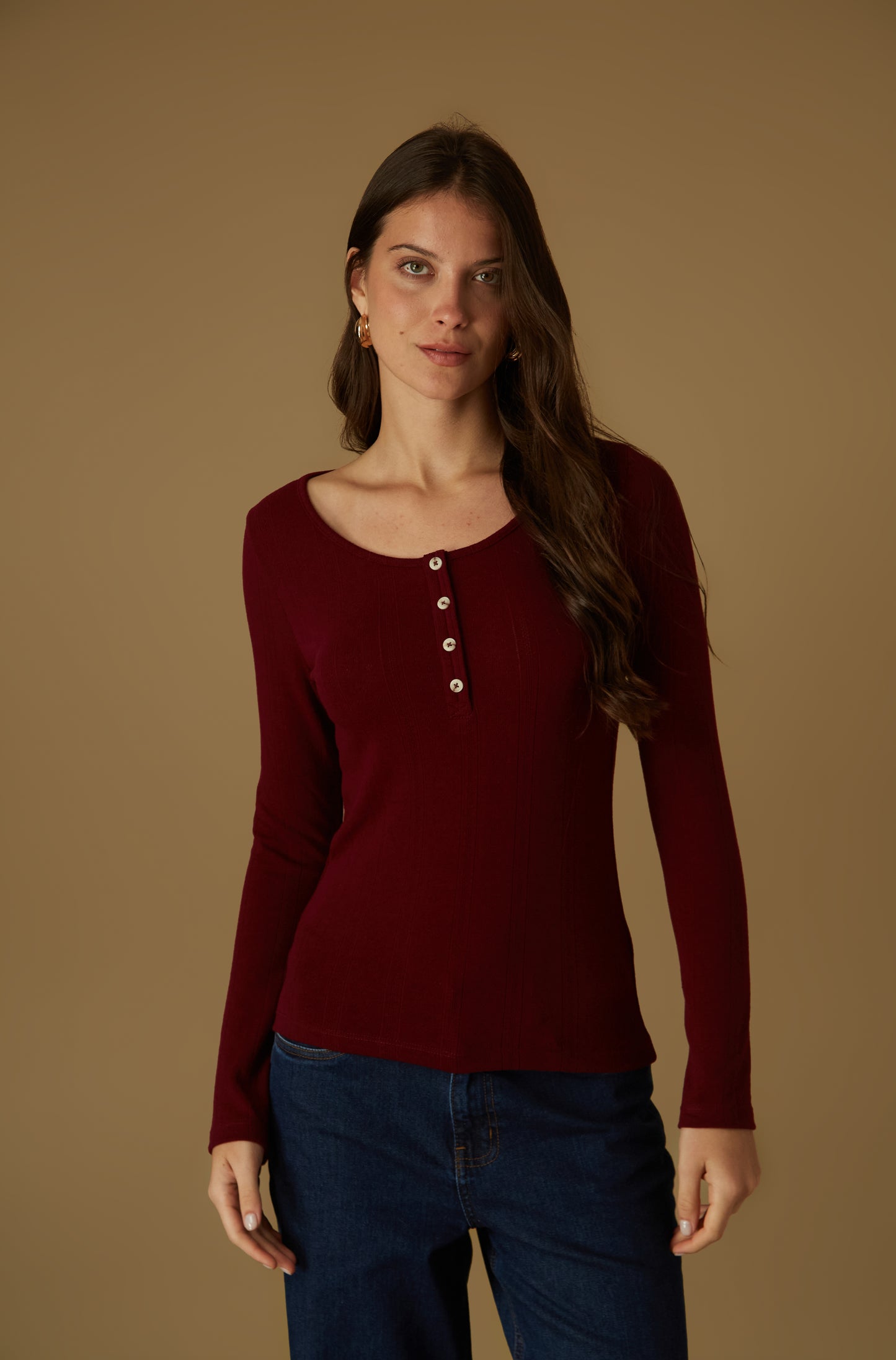 Polo Oriana Guinda
