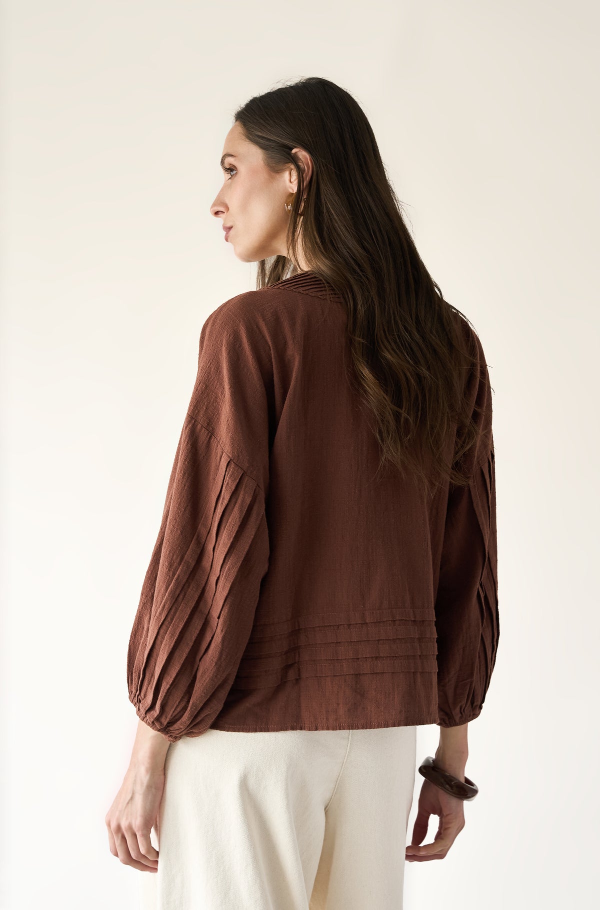 Blusa Mykonos Marron