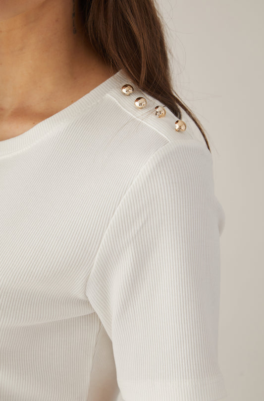 Polo Costa Off White — fotografía 2 del producto.