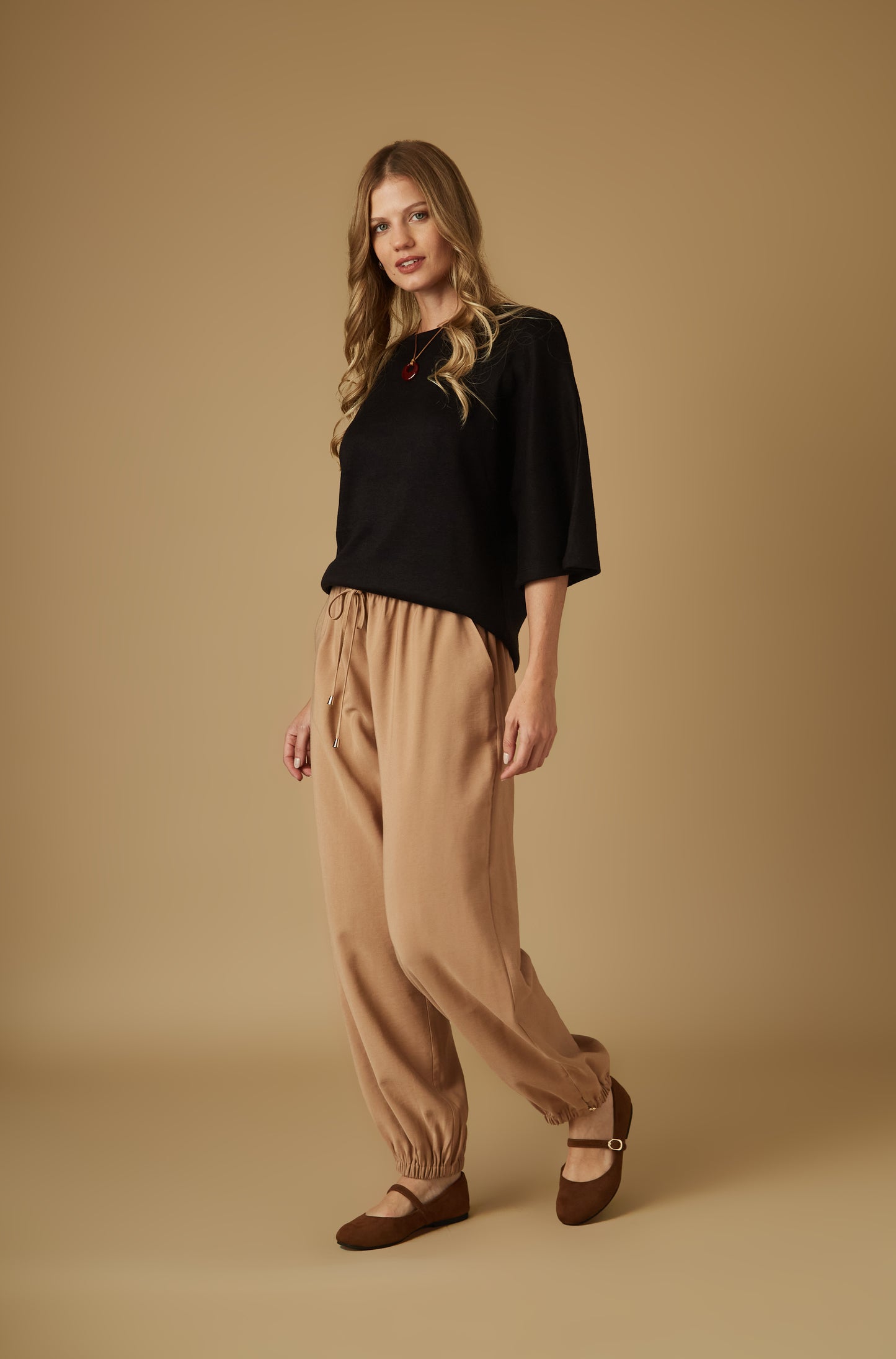 Pantalon Paola Camel