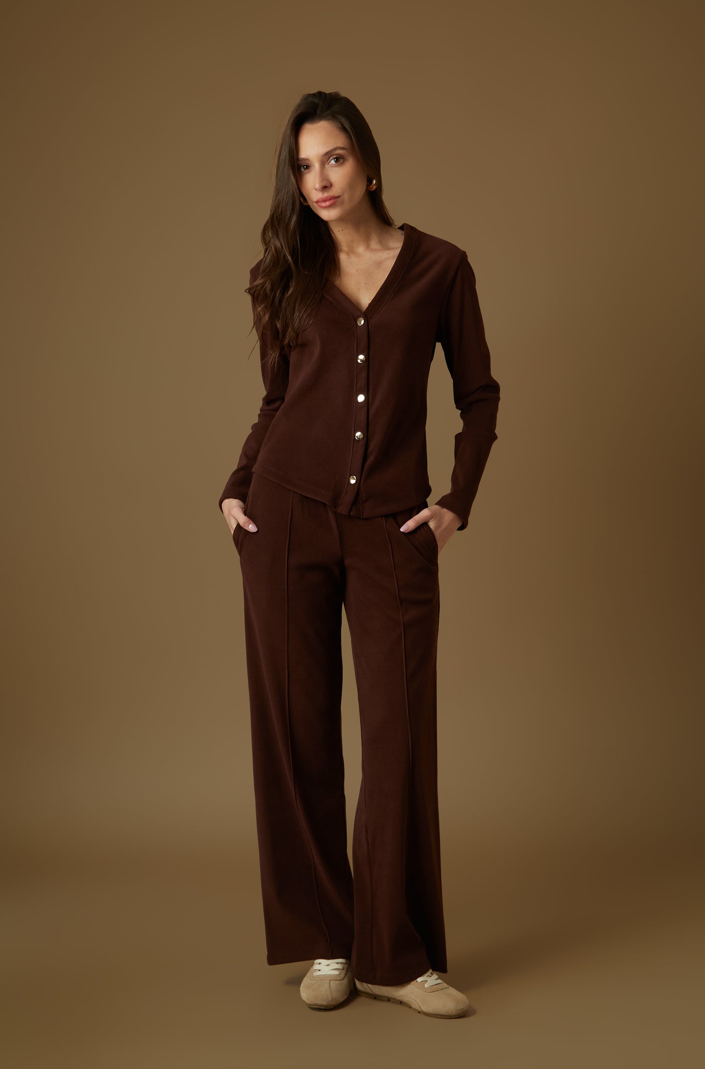 Pantalon Debs Marron