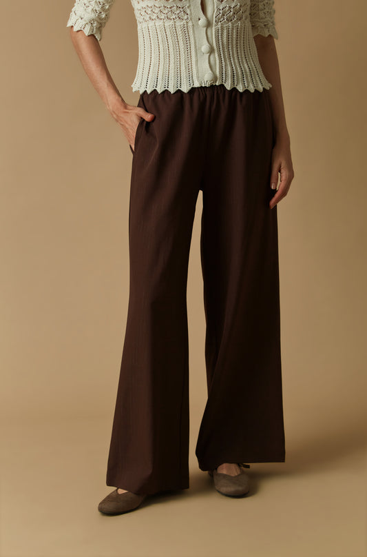 Pantalon Isabella Marron