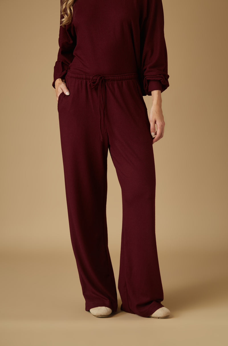 Pantalon Becker Guinda