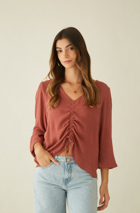 Blusa Hopper Canela