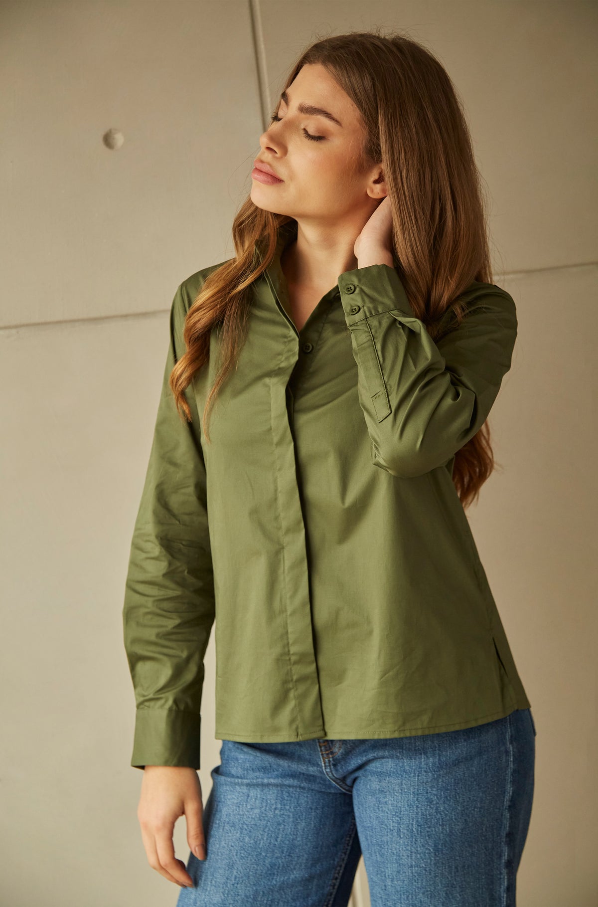 Blusa Penelope Verde Militar