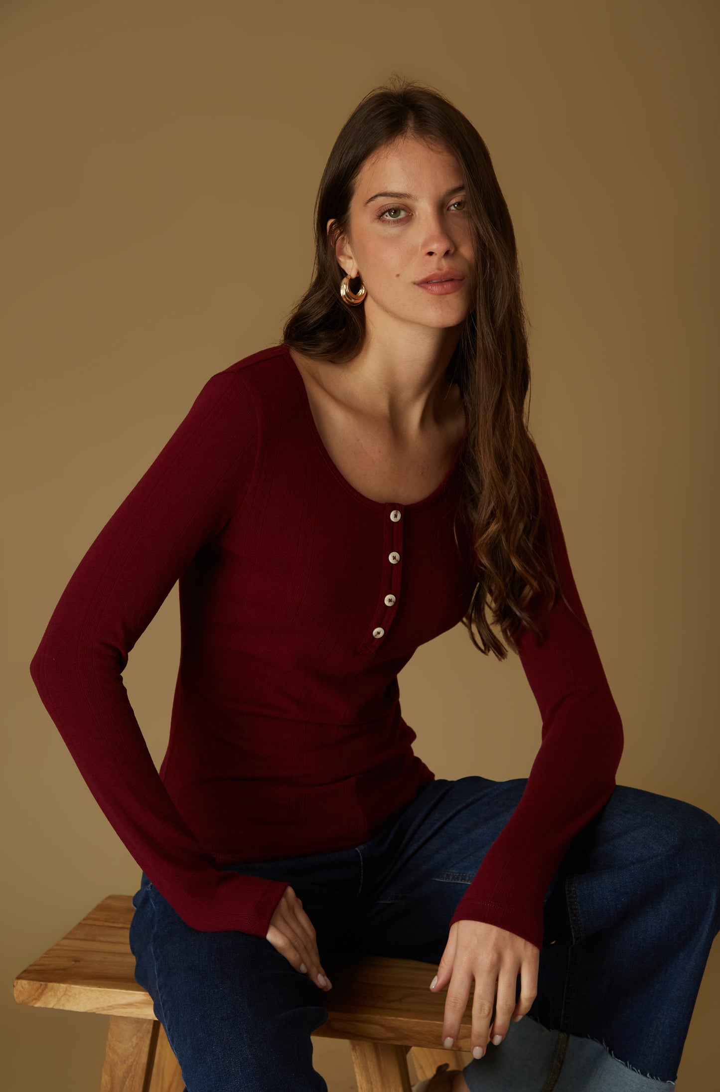 Polo Oriana Guinda