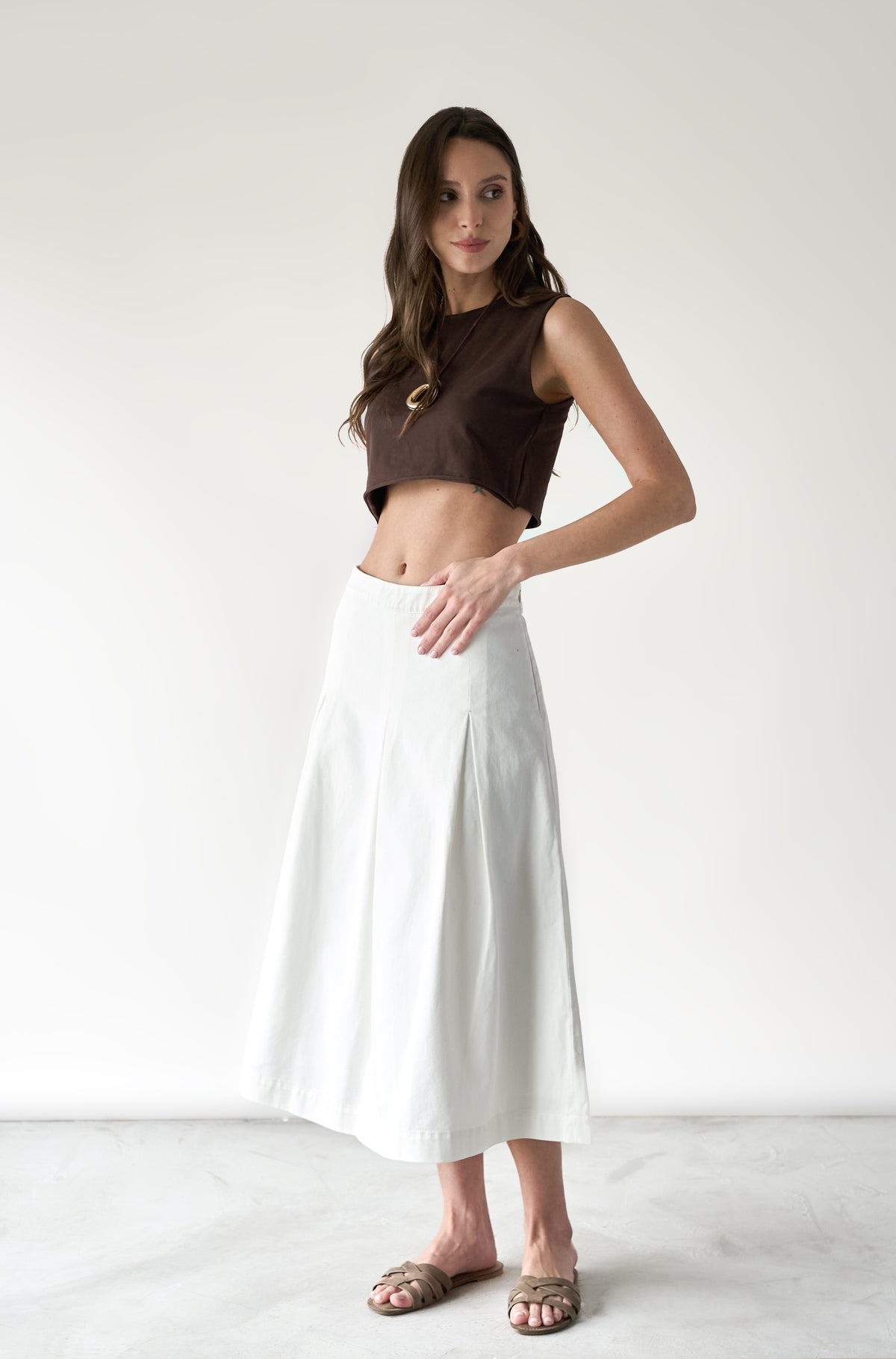 Falda Francesca Off White