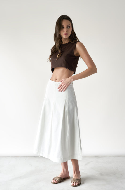 Falda Francesca Off White