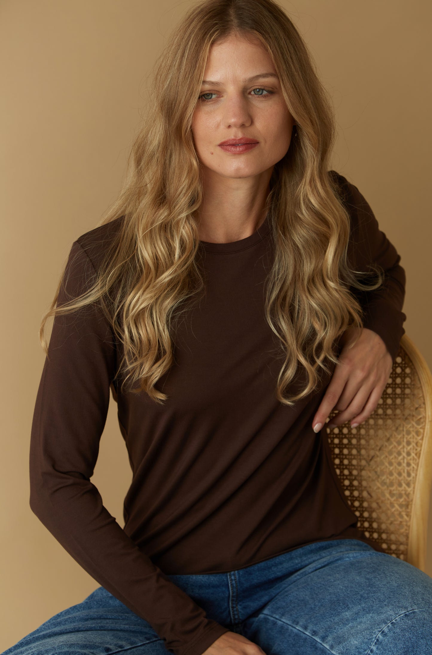 Polo Salma Marron